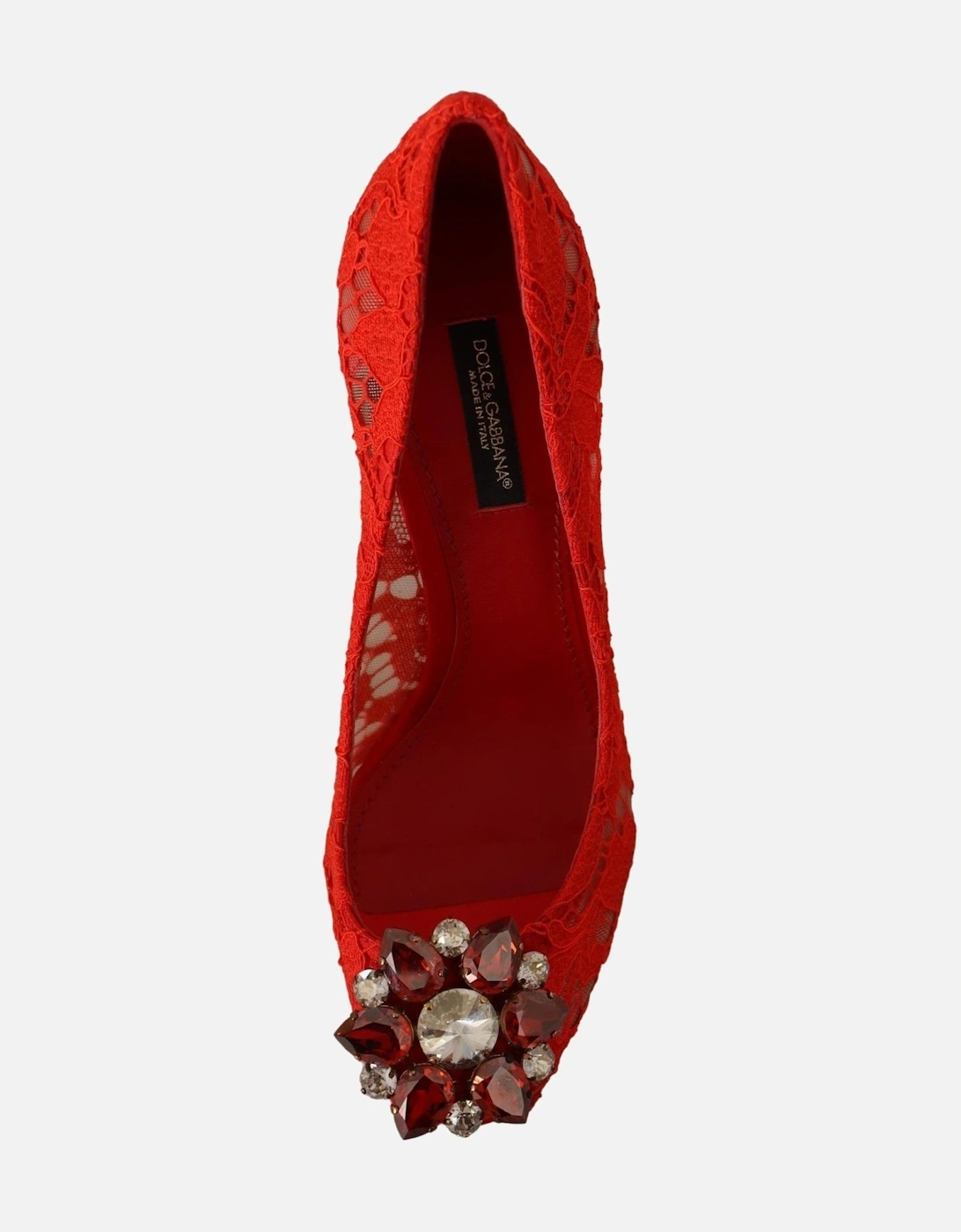 Lace Pumps Red Jewel Pumps Women