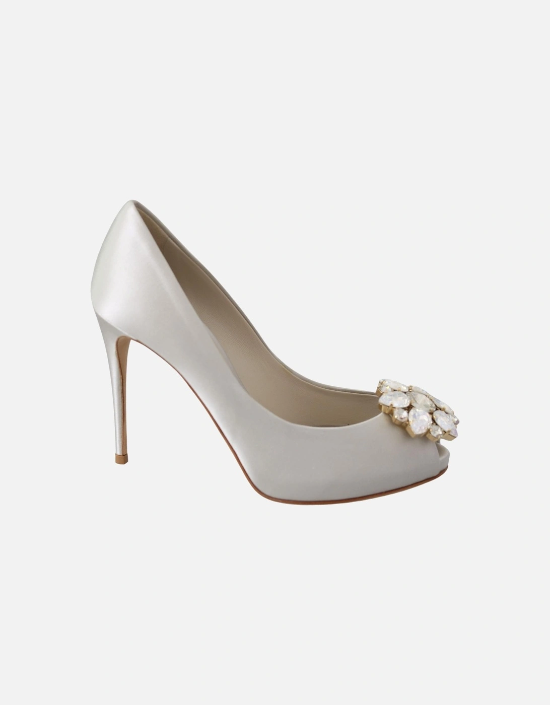 atin PeepToe Pump LA8092 Women - White, 7 of 6