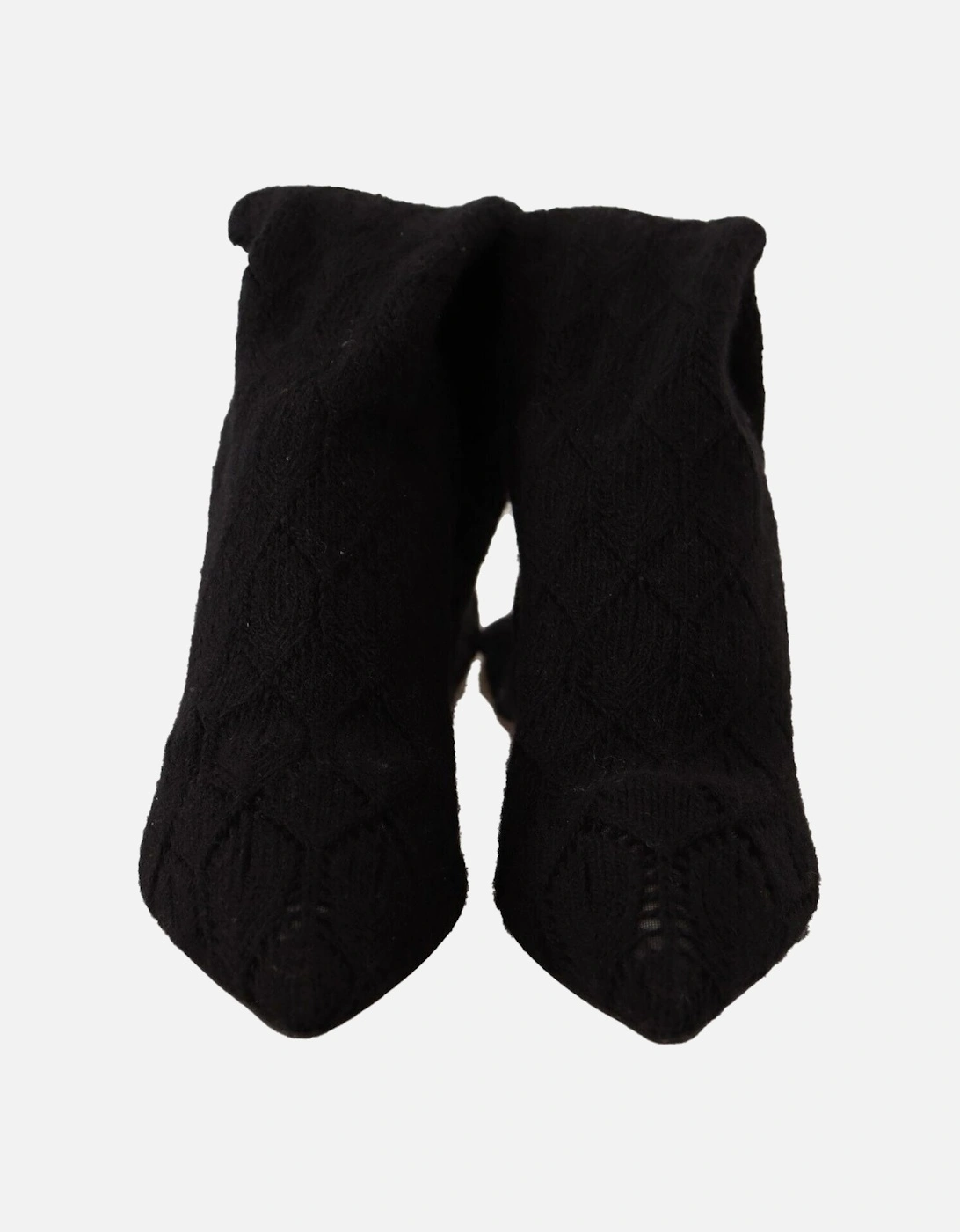 Knitted Boots Black LA9669 Women