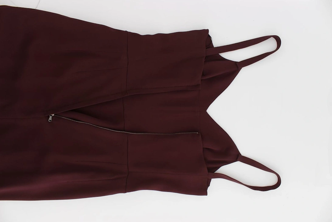 Dolce Gabbana Sleeveless Maxi Dress Women - Bordeaux Dresses
