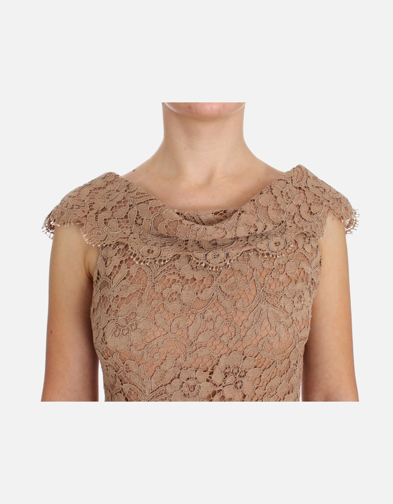 Lace Gown Aline Sleeveless Women - Pink Dresses