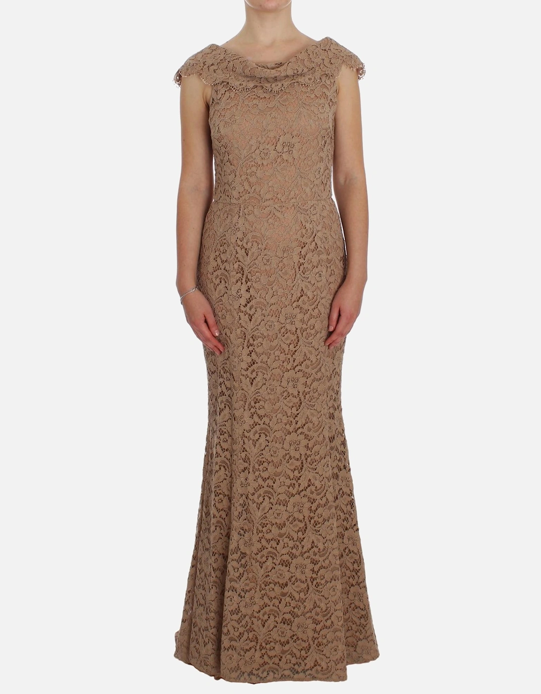 Lace Gown Aline Sleeveless Women - Pink Dresses, 7 of 6