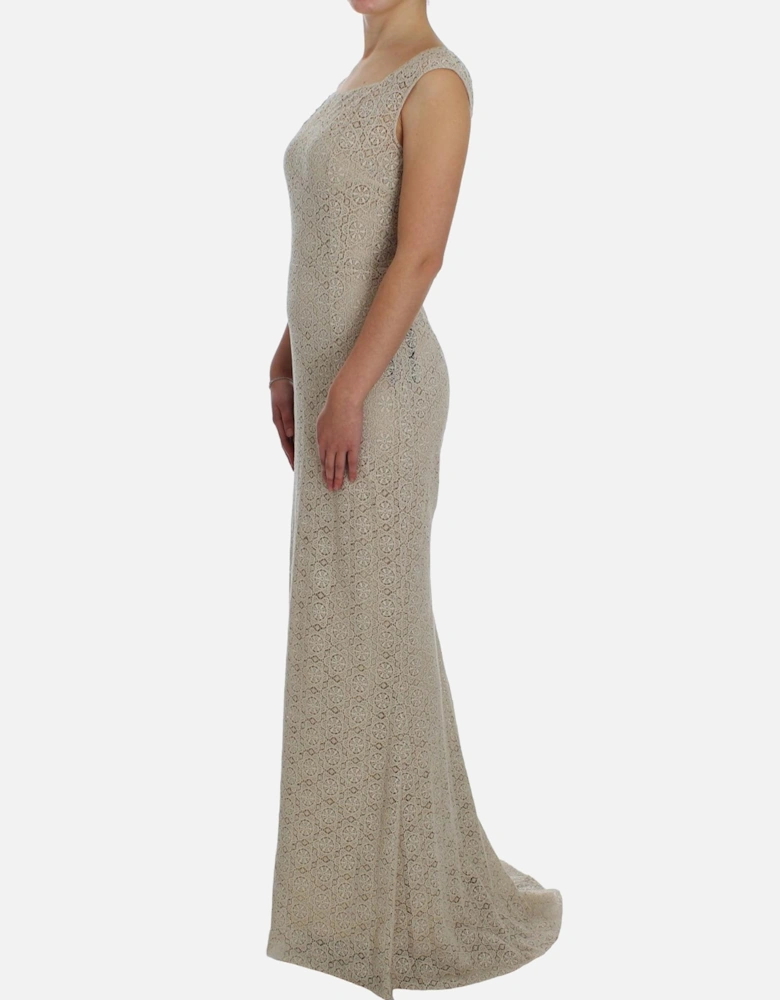 Lace Maxi Dress BeigeNOC10101 Women Dresses