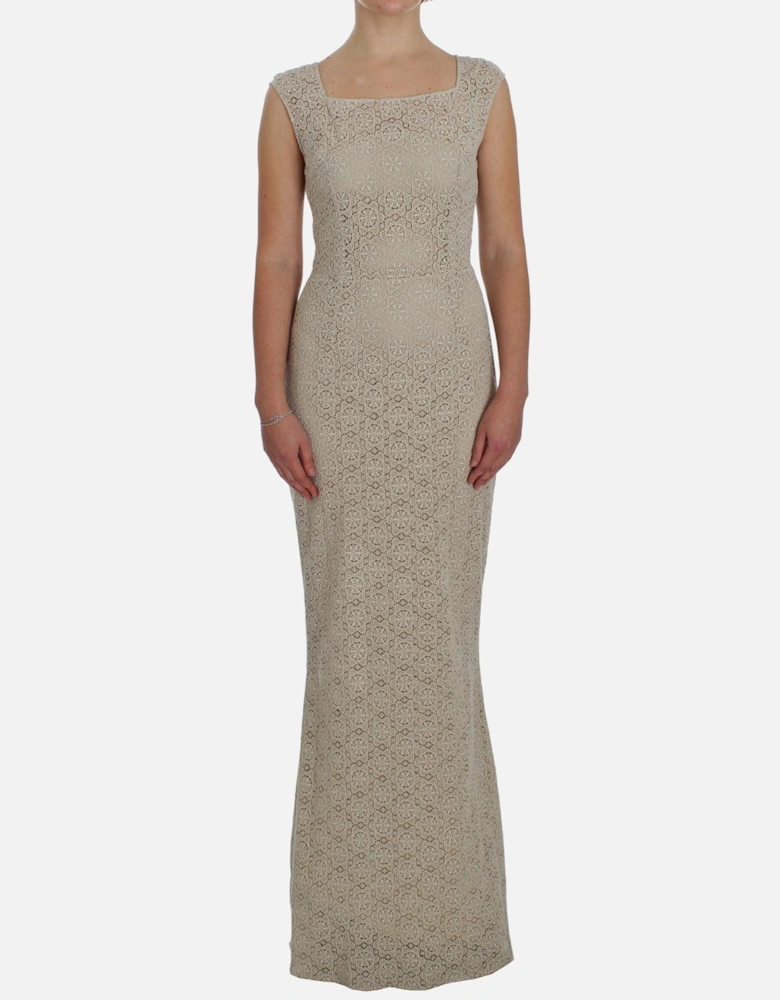 Lace Maxi Dress BeigeNOC10101 Women Dresses