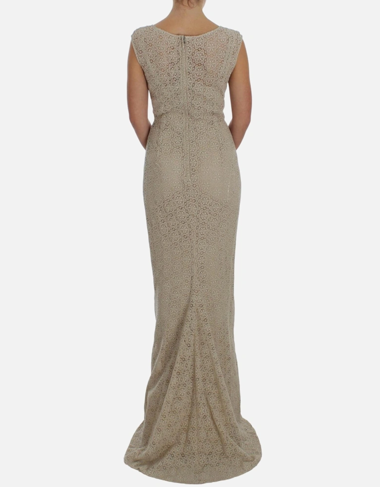 Lace Maxi Dress BeigeNOC10101 Women Dresses