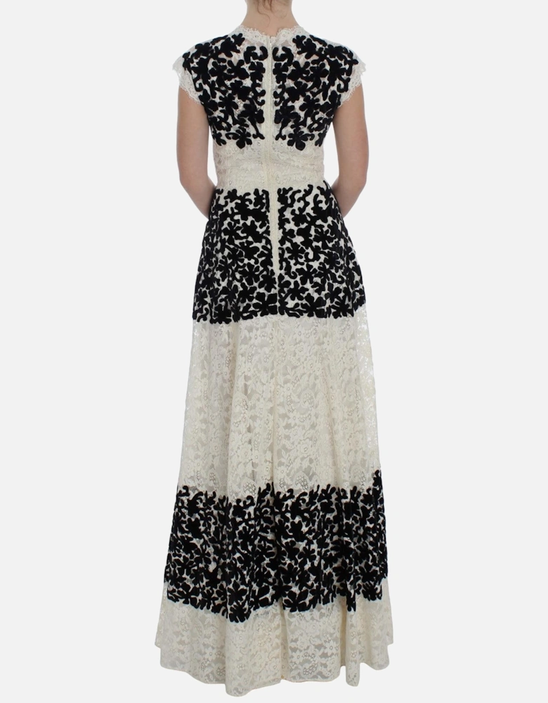 Floral Lace Maxi DressModelFloral Women - Multicolor Dresses