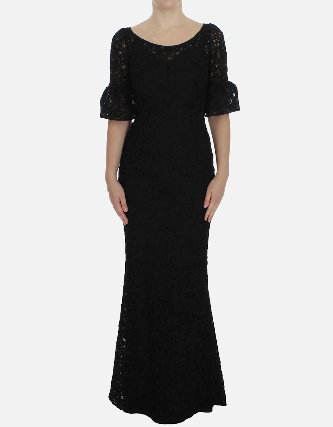 Dolce Gabbana Lace Dress Long Sleeve Women - Black Dresses, 7 of 6