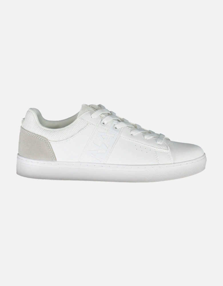 Laced Sports Shoe with Contrasting Details and Logo Women - White