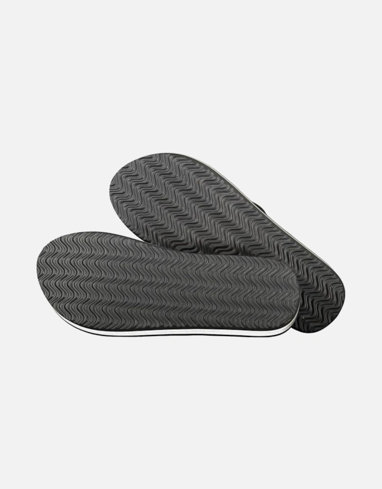 Contrasting Detail Luxury Flip Flops Women - Black Sandals