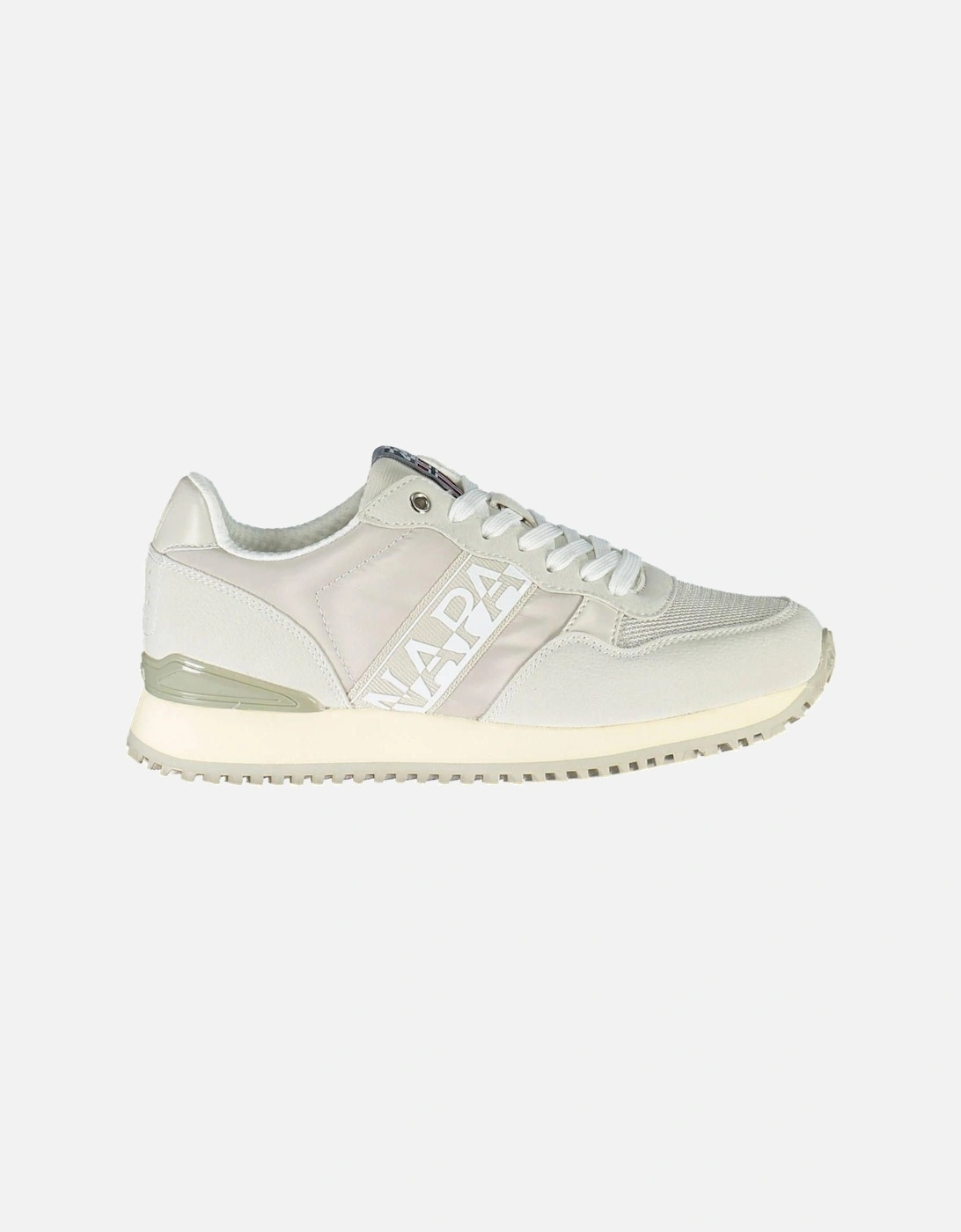 Contrasting Lace Sports Shoe with Logo. Women - Gray Sneakers, 4 of 3