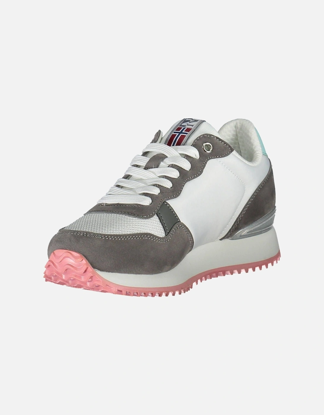 Laced Sports Shoe with Contrasting Details and Second Lace Women -