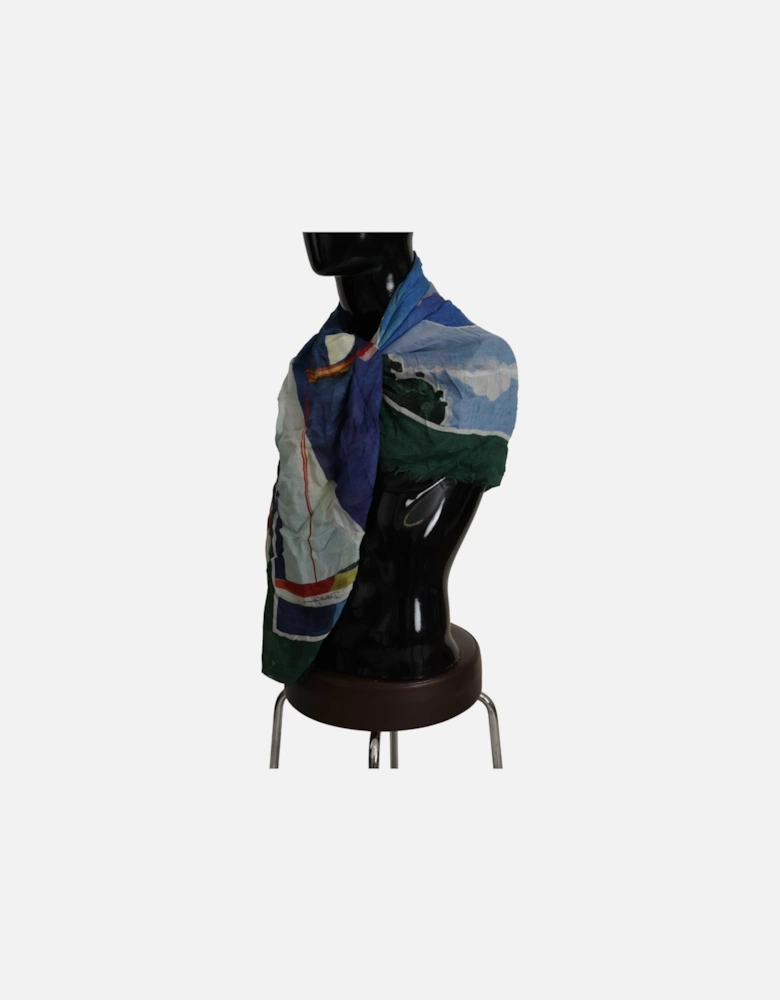 Gorgeous Sorrento DG Logo Print Square Scarf Women - Multicolor