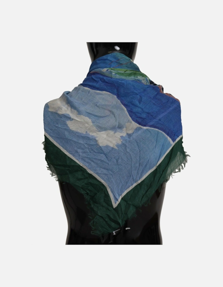 Gorgeous Sorrento DG Logo Print Square Scarf Women - Multicolor