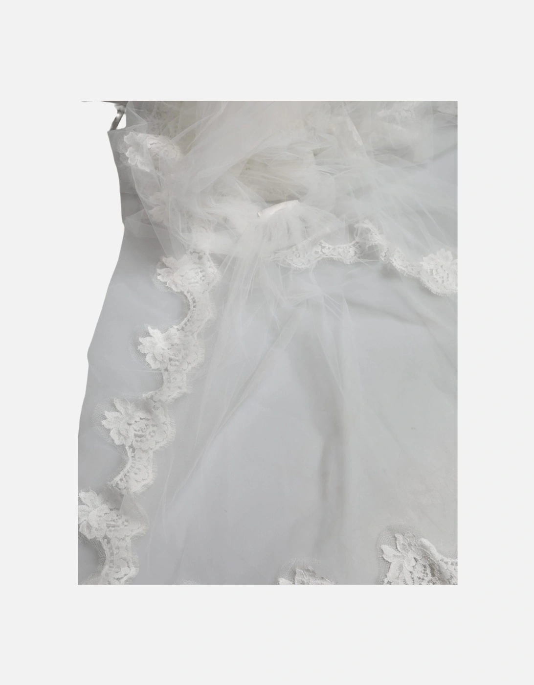 Floor-Length Cathedral Wedding Veil Women - White Scarves
