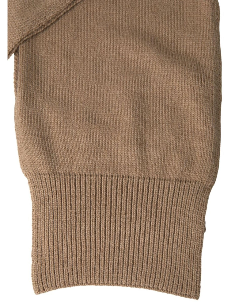 Cashmere Scarf Model Women - Brown Scarves