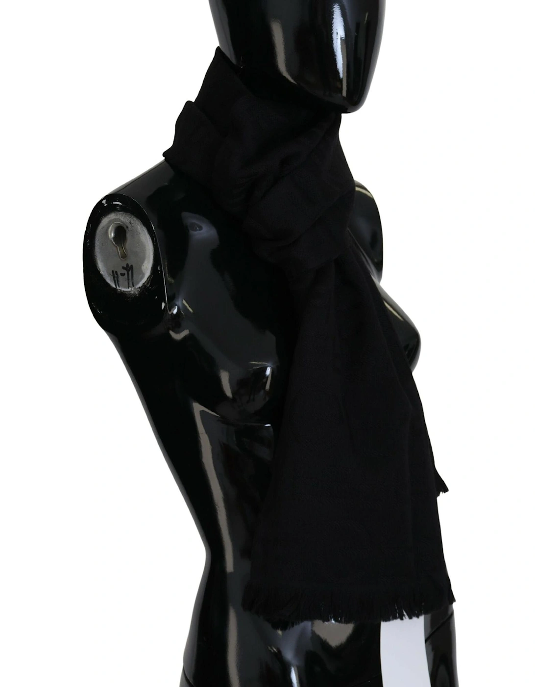 Wool Scarf Black Women Scarves
