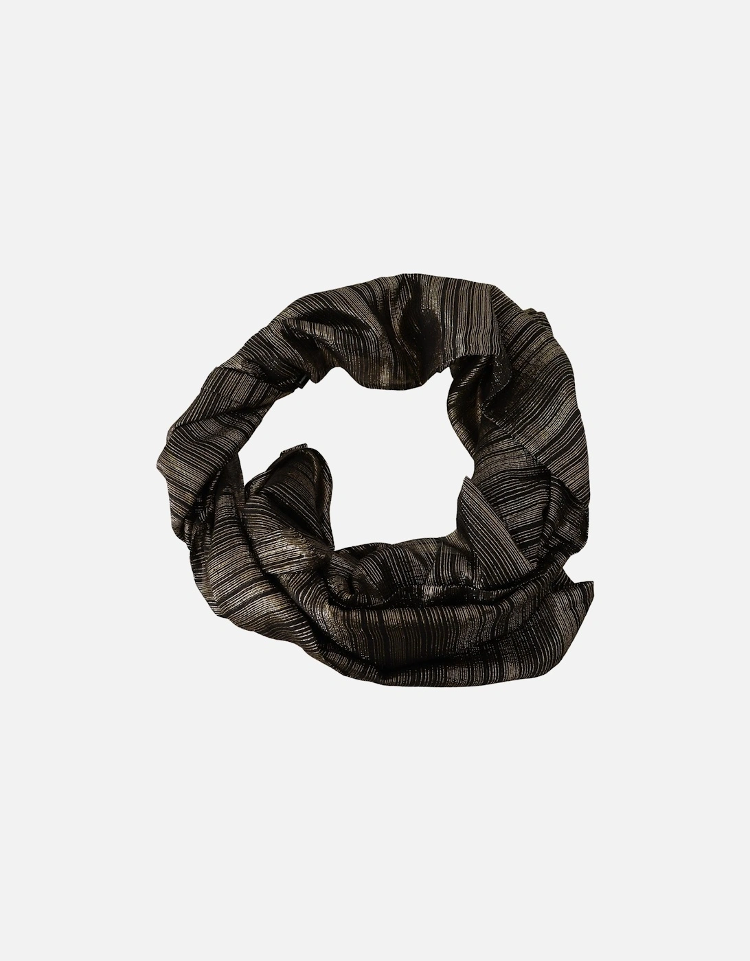 Dolce Gabbana Metallic Stripe Scarf Women - Gold Scarves