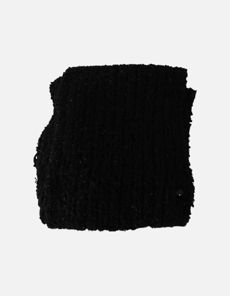 Dolce Gabbana Fringe Shawl Women - Black Scarves