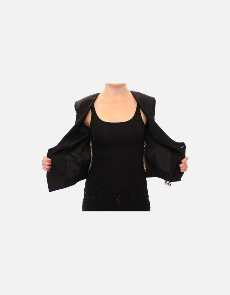 Black Blazer Long Sleeve VNeck Women Suits