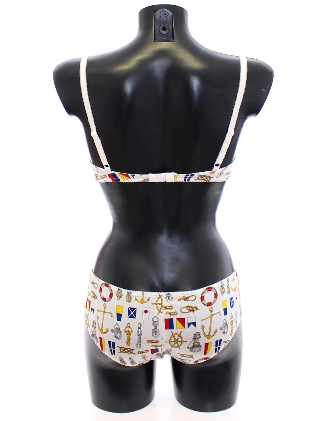 Nautical Print Underwear Set Women - White