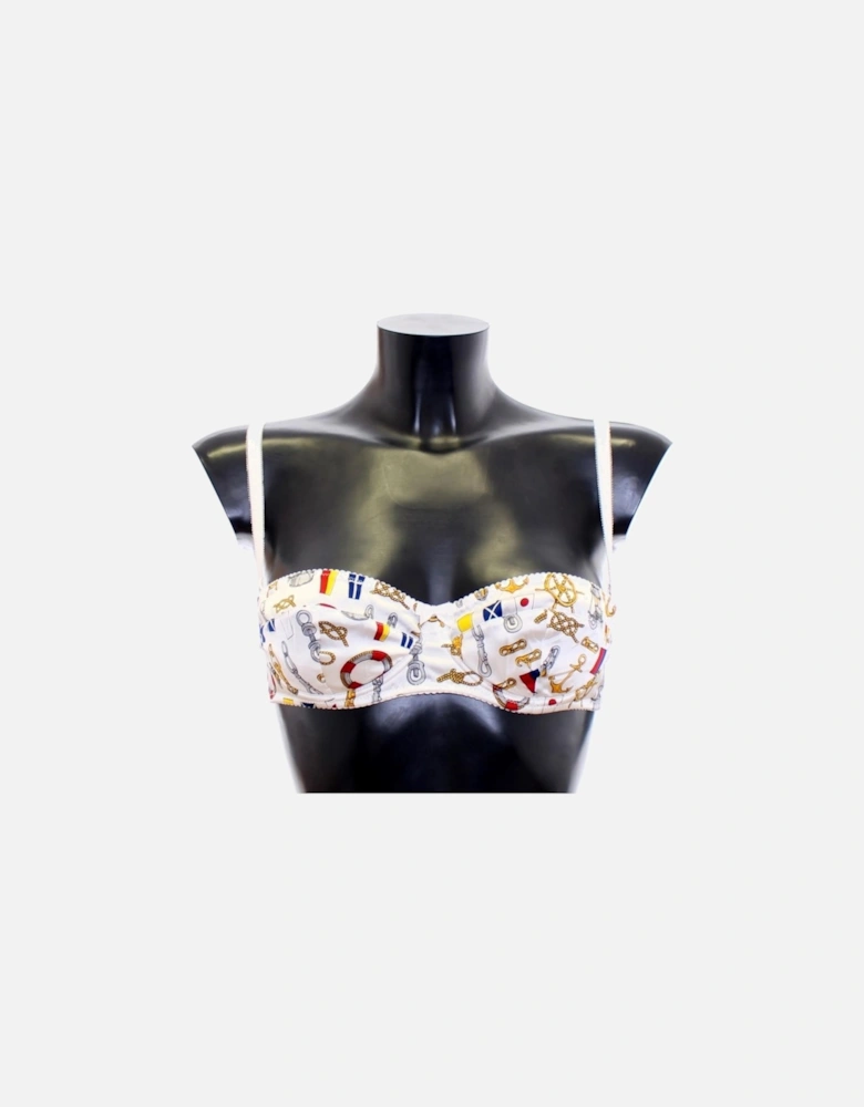 Nautical Print Underwear Set Women - White