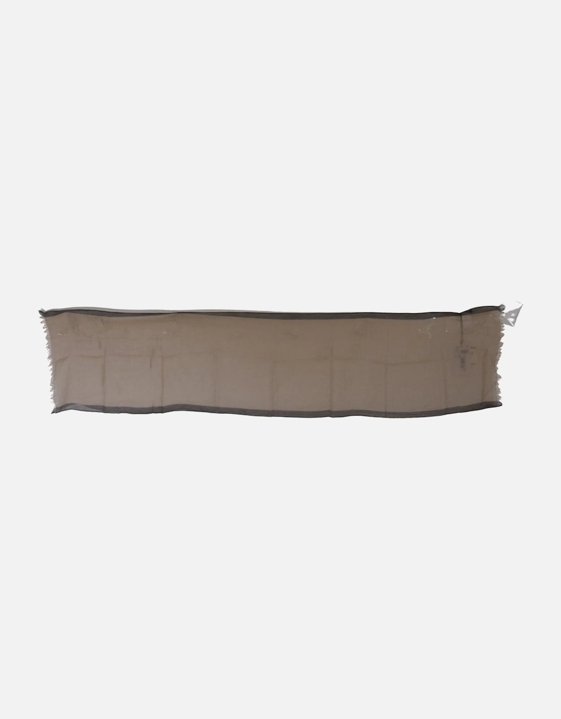 Scarf Beige Gray Stripes Women Scarves