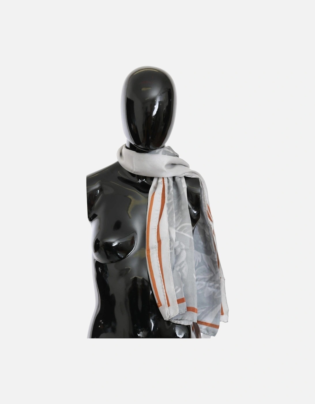 Costume National Women's Grey Scarf Ms1644 Gray Silk Scarves - Size: One Size
