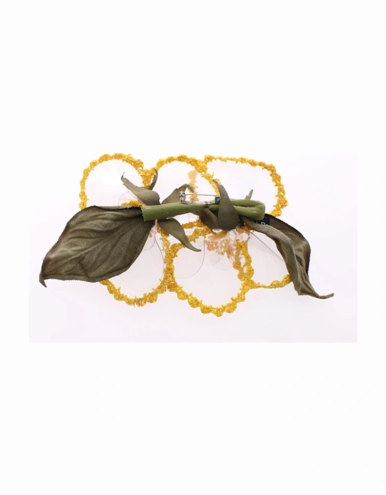 Dolce Gabbana Floral Brooch Women - Blue Brooches