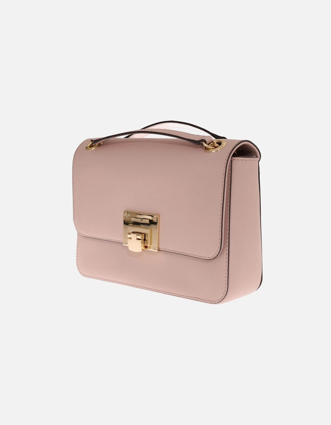 Whitney Small Flap Bag Pale Pink Leather Women Shoulder Bags