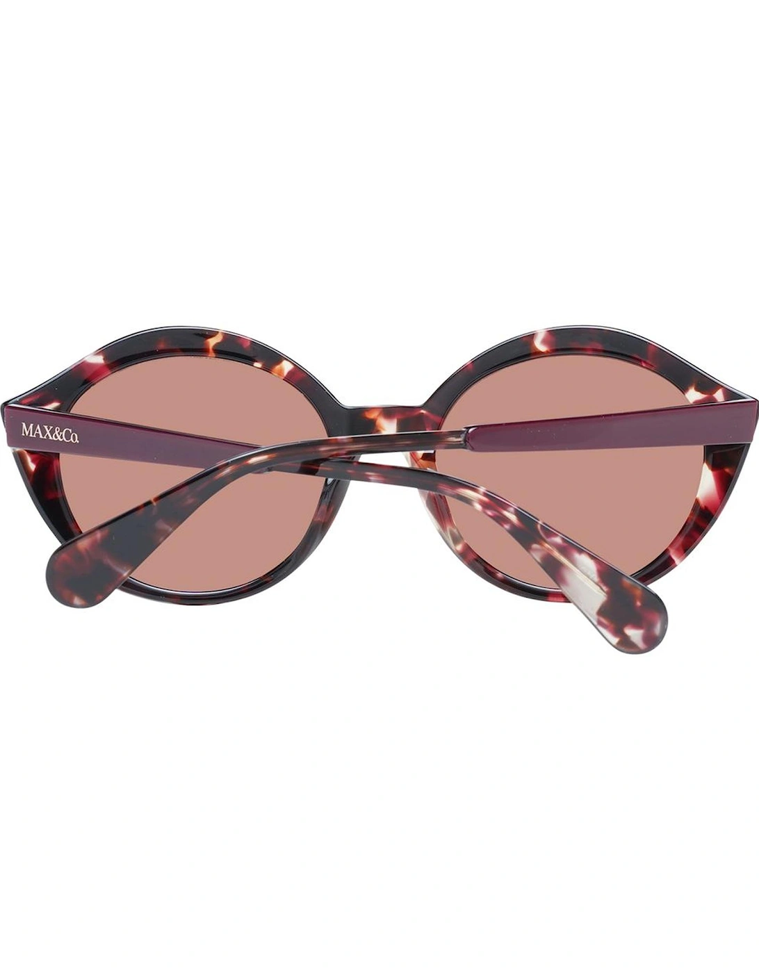 Brown Mirrored Round Sunglasses with UV Protection Women