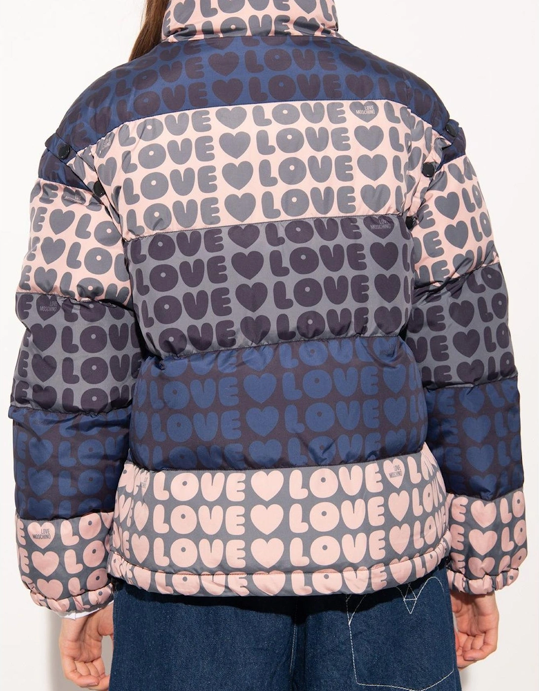 Love Hearts Padded Jacket LO6958 Women - Multicolor Jackets