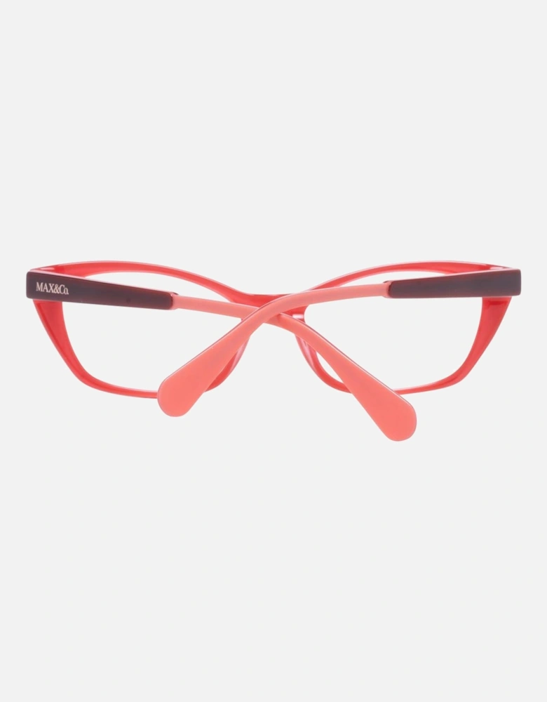 Red Cat Eye Glasses with Demo Lenses - Full Rim Women Frames