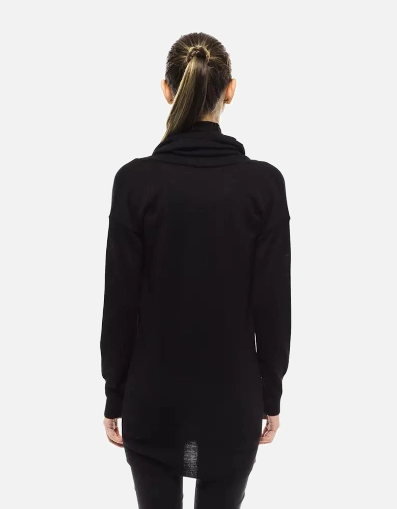 Embellished High Collar Max Pull Sweater Women - Black