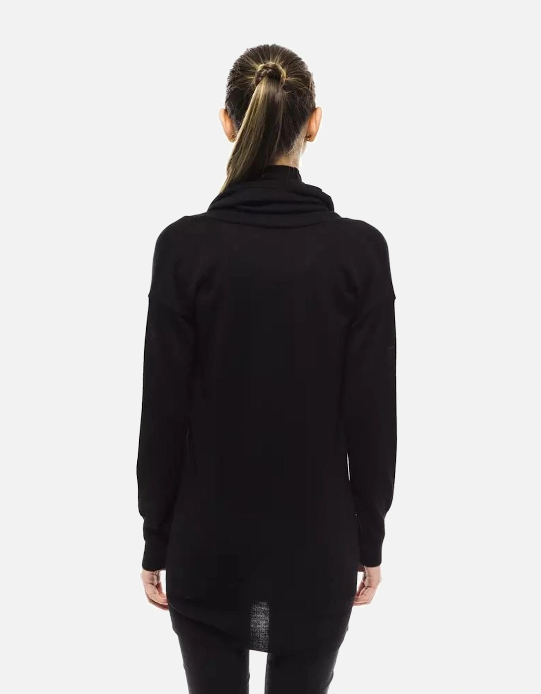 Embellished High Collar Max Pull Sweater Women - Black