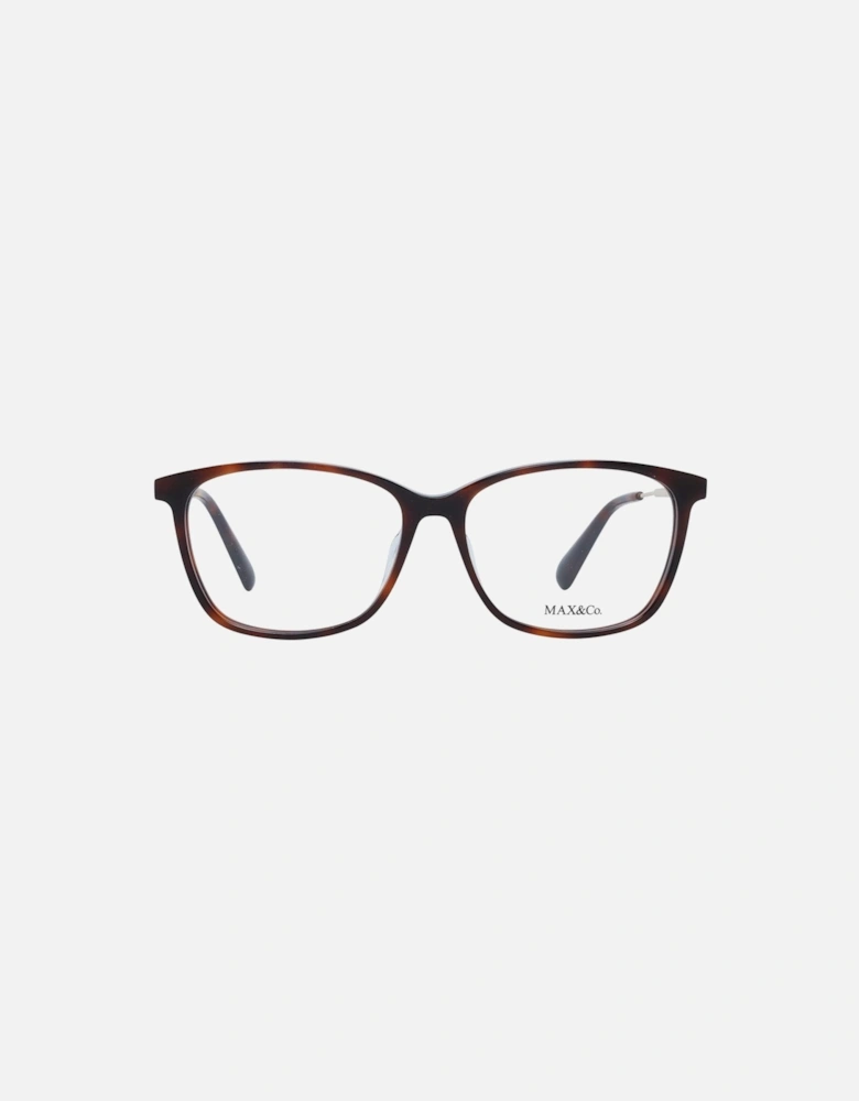 Brown Acetate Trapezium Eyeglasses with Demo Lenses - 54-14-140 Women