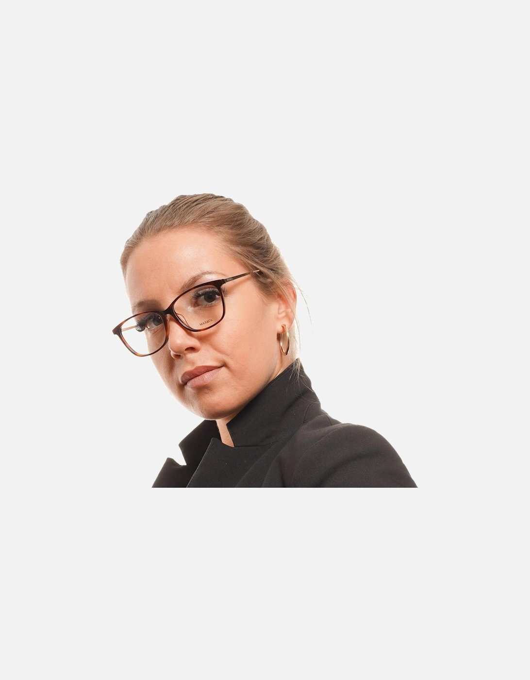 Brown Acetate Trapezium Eyeglasses with Demo Lenses - 54-14-140 Women