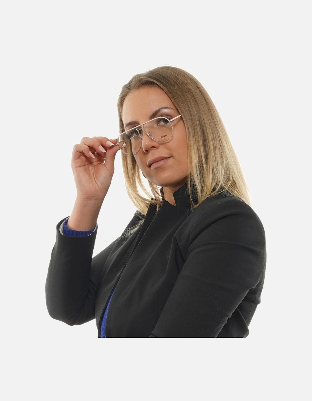 MM2006 Aviator Glasses Women - Silver Frames