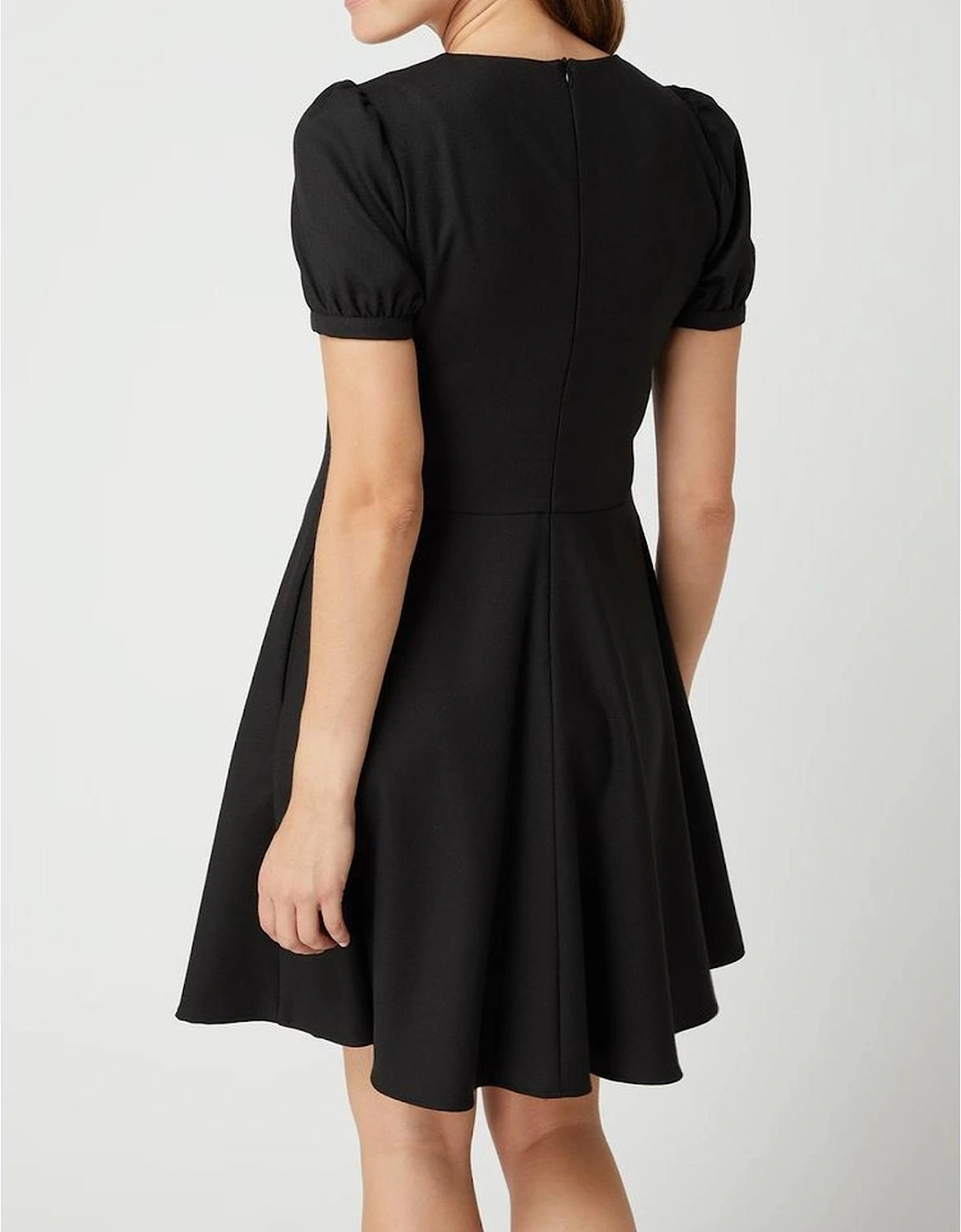 Heart Embellished Aline Mini Dress Women - Black Dresses