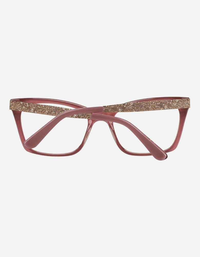 Rose Metal and Plastic Full-Rim Eyeglasses with Spring Hinge Women -