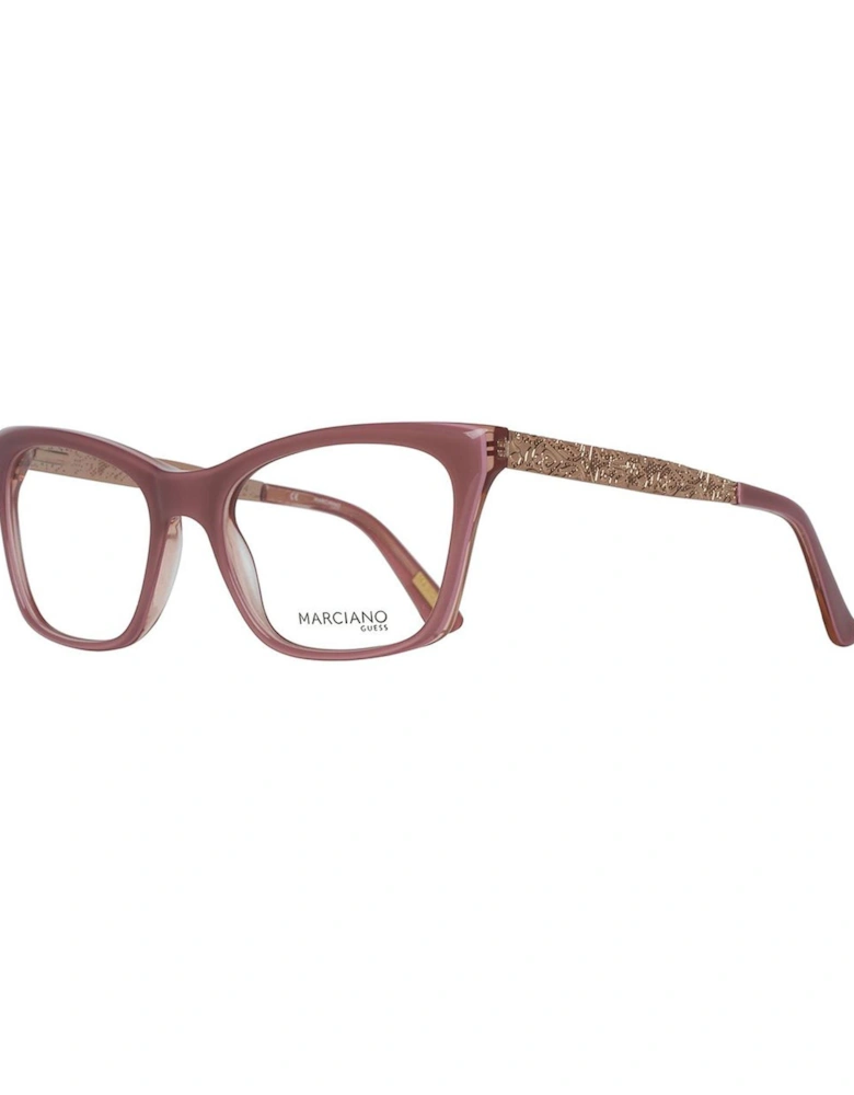 Rose Metal and Plastic Full-Rim Eyeglasses with Spring Hinge Women -