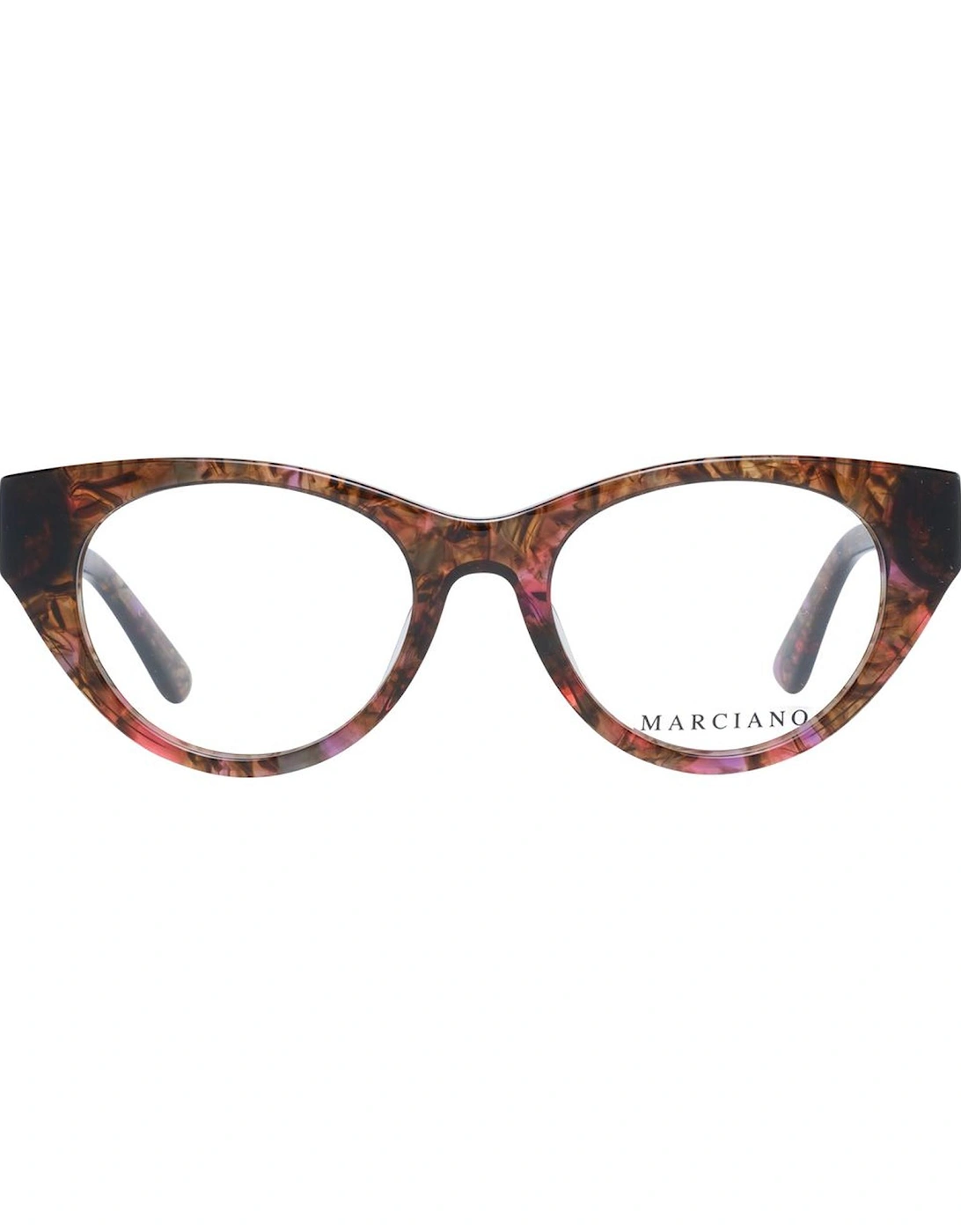 Brown Plastic Full-Rim Womens Eyeglasses with Spring Hinge Frames