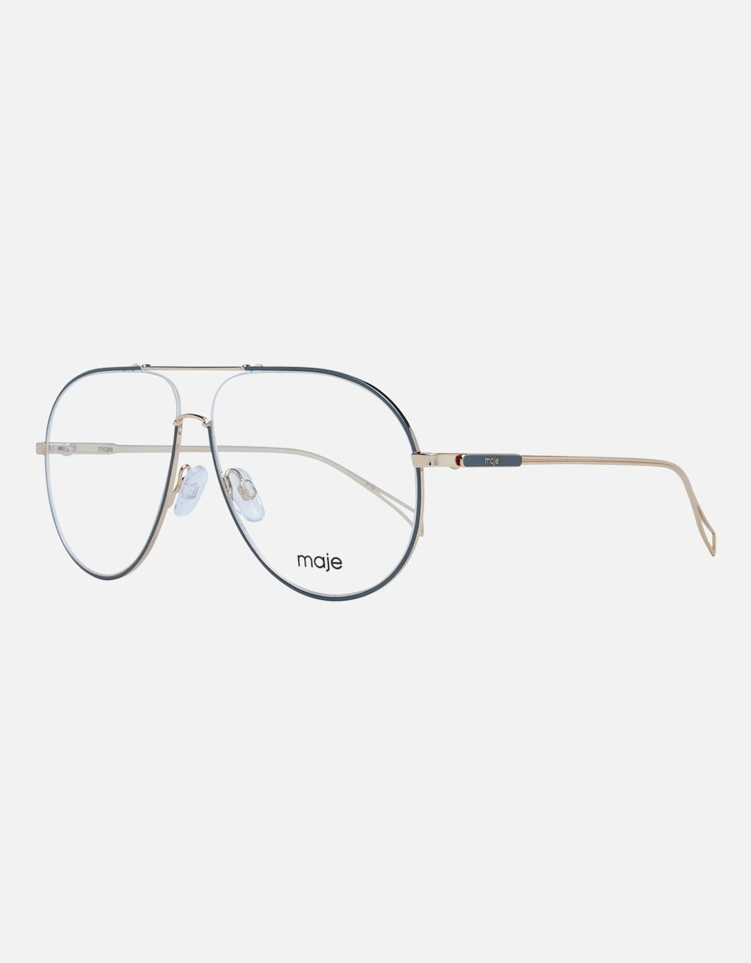 Grey Aviator Glasses with Demo Lenses Women - Gray Frames, 4 of 3