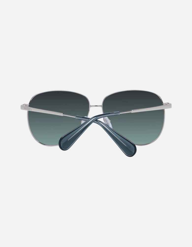 Rose Gold Aviator Sunglasses with Mirrored & Gradient Lenses -