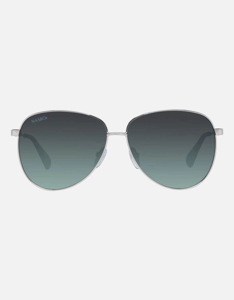Rose Gold Aviator Sunglasses with Mirrored & Gradient Lenses -