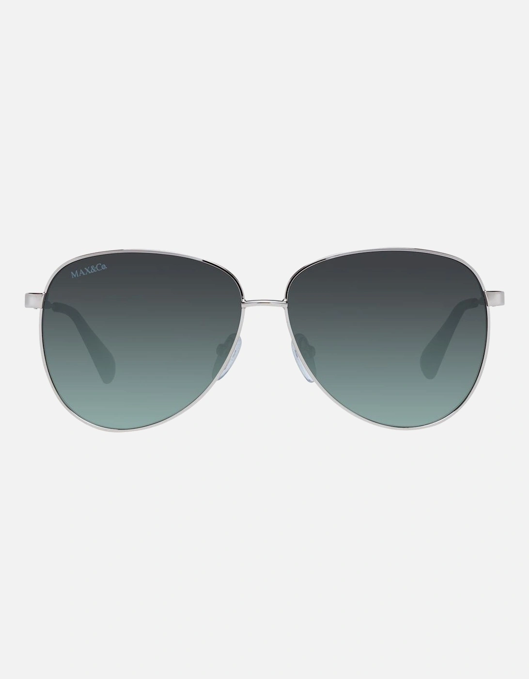 Rose Gold Aviator Sunglasses with Mirrored & Gradient Lenses -
