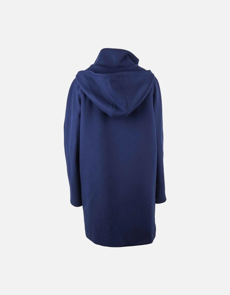 Hooded Wool Coat LO7638 Women - Blue Jackets