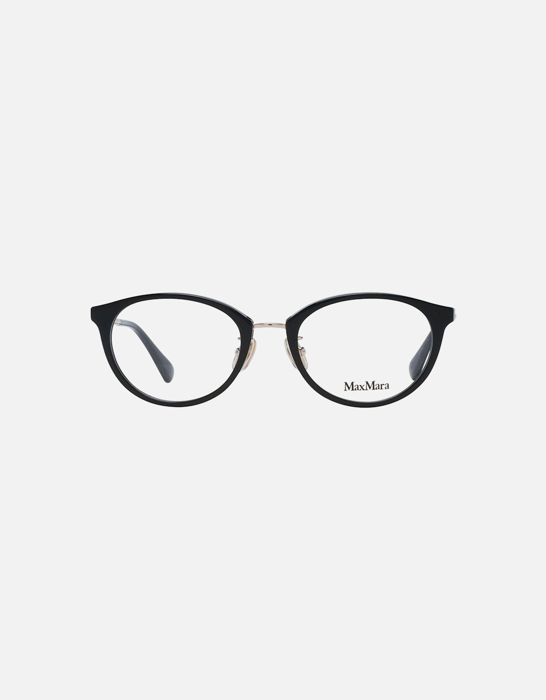 Black Plastic Round Eyeglasses Women Frames