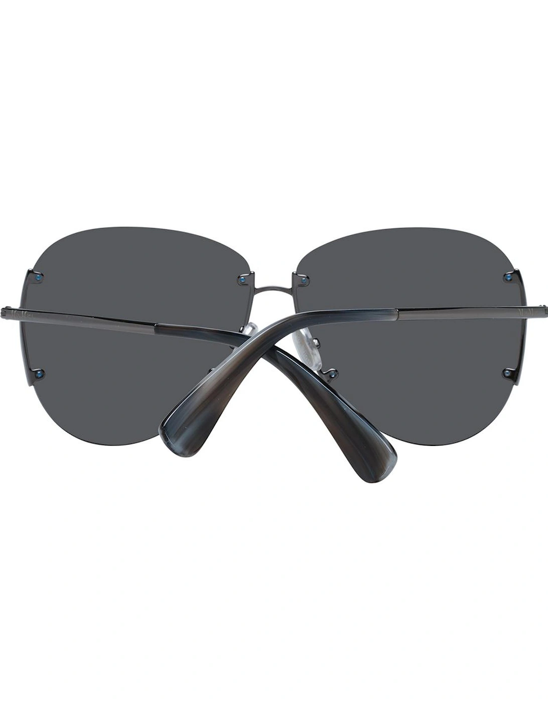 Gunmetal Aviator Sunglasses with Mirrored Lenses and 100% UV