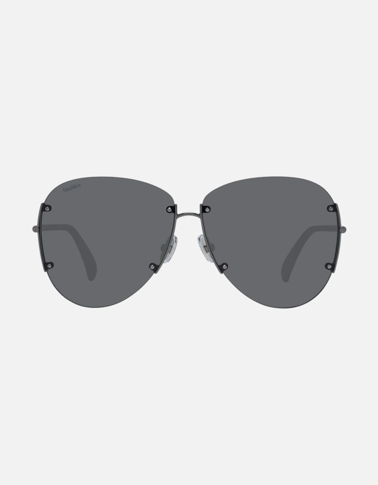 Gunmetal Aviator Sunglasses with Mirrored Lenses and 100% UV