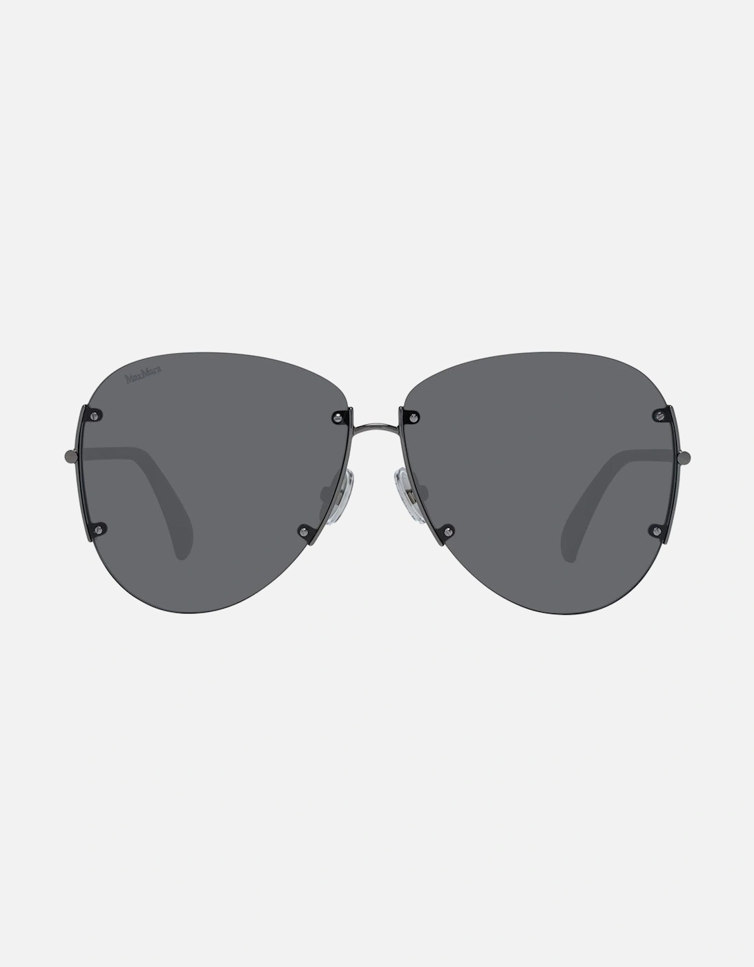 Gunmetal Aviator Sunglasses with Mirrored Lenses and 100% UV